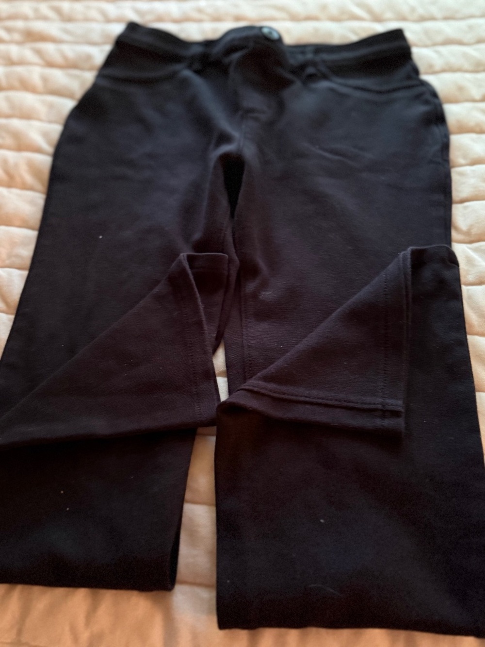 place childs black pants size 14 inseam 26in.